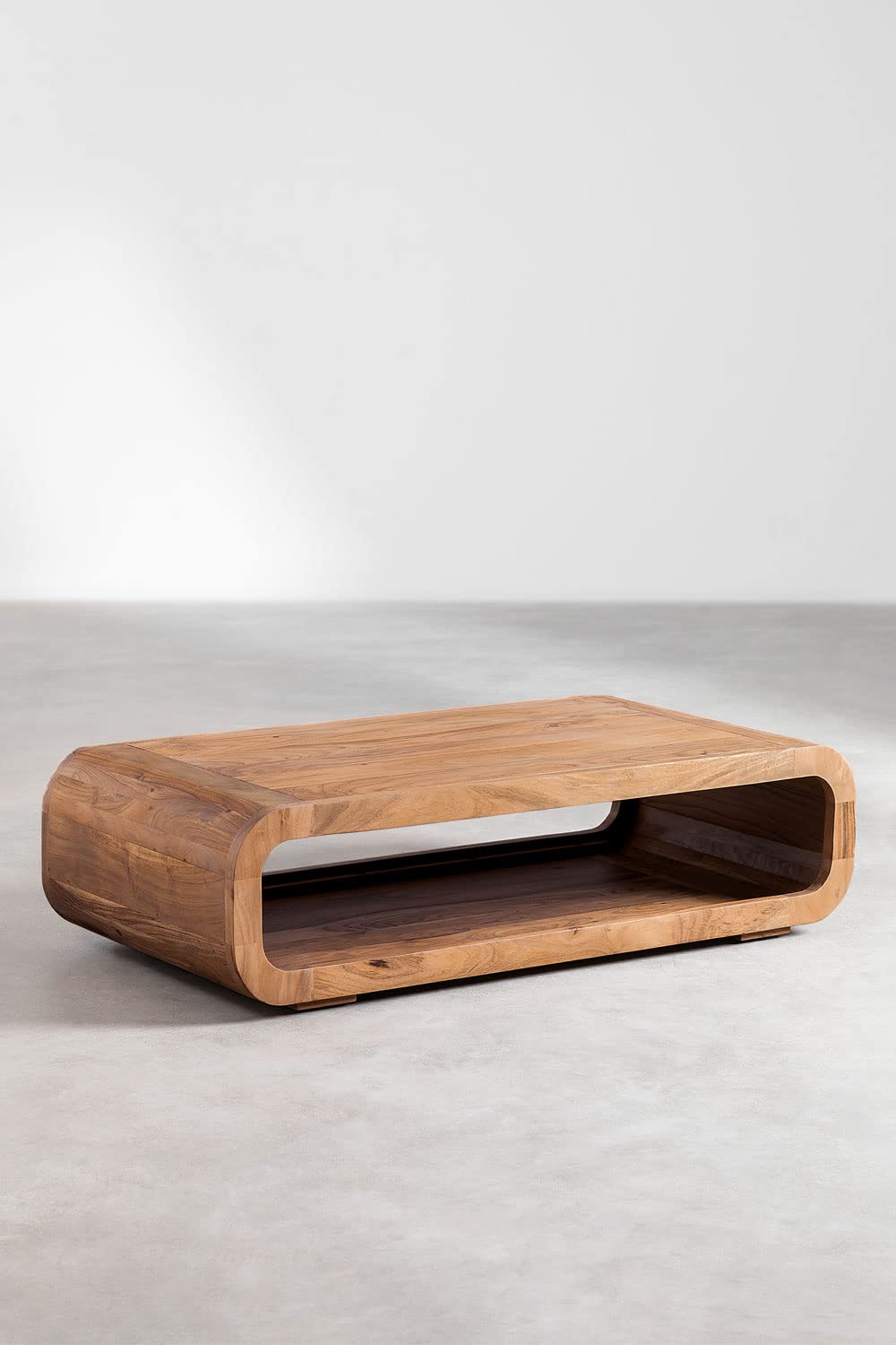 Sklum Vacry tavolino in legno acacia marrone 120 cm