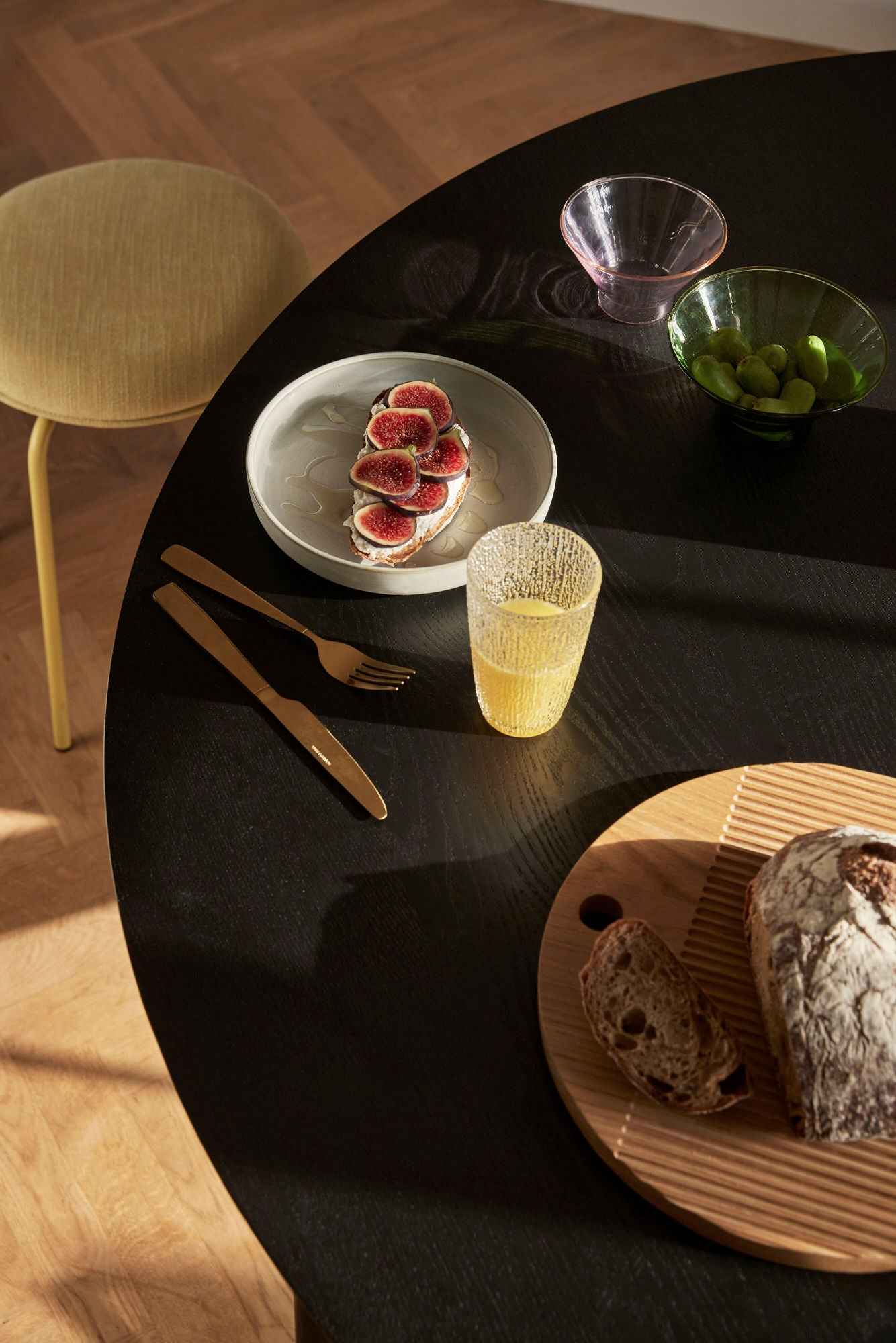 Bambua Clay piatti ceramica bianchi set 2 pezzi
