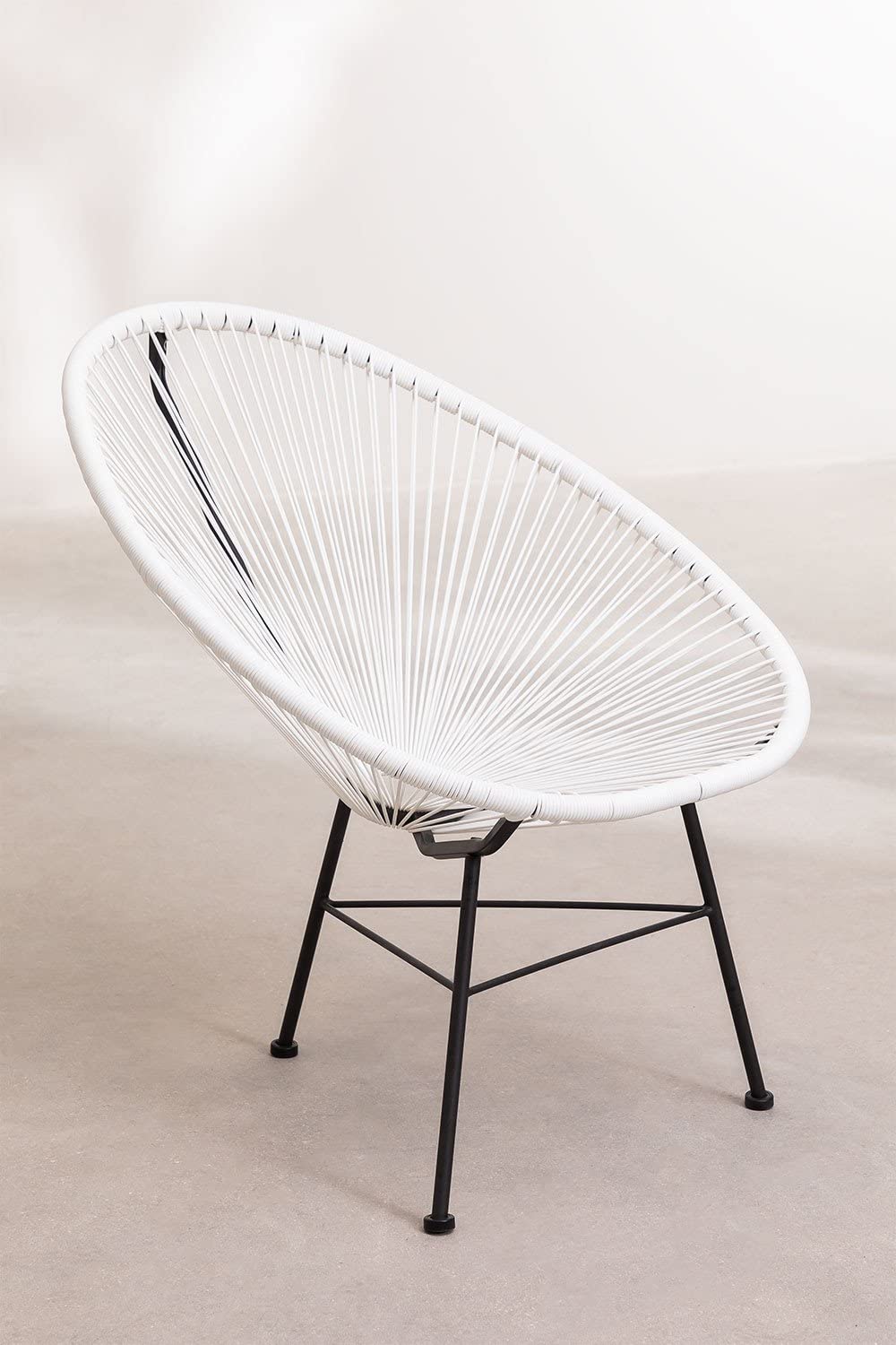 Sklum New Acapulco sedia da giardino bianco polietilene