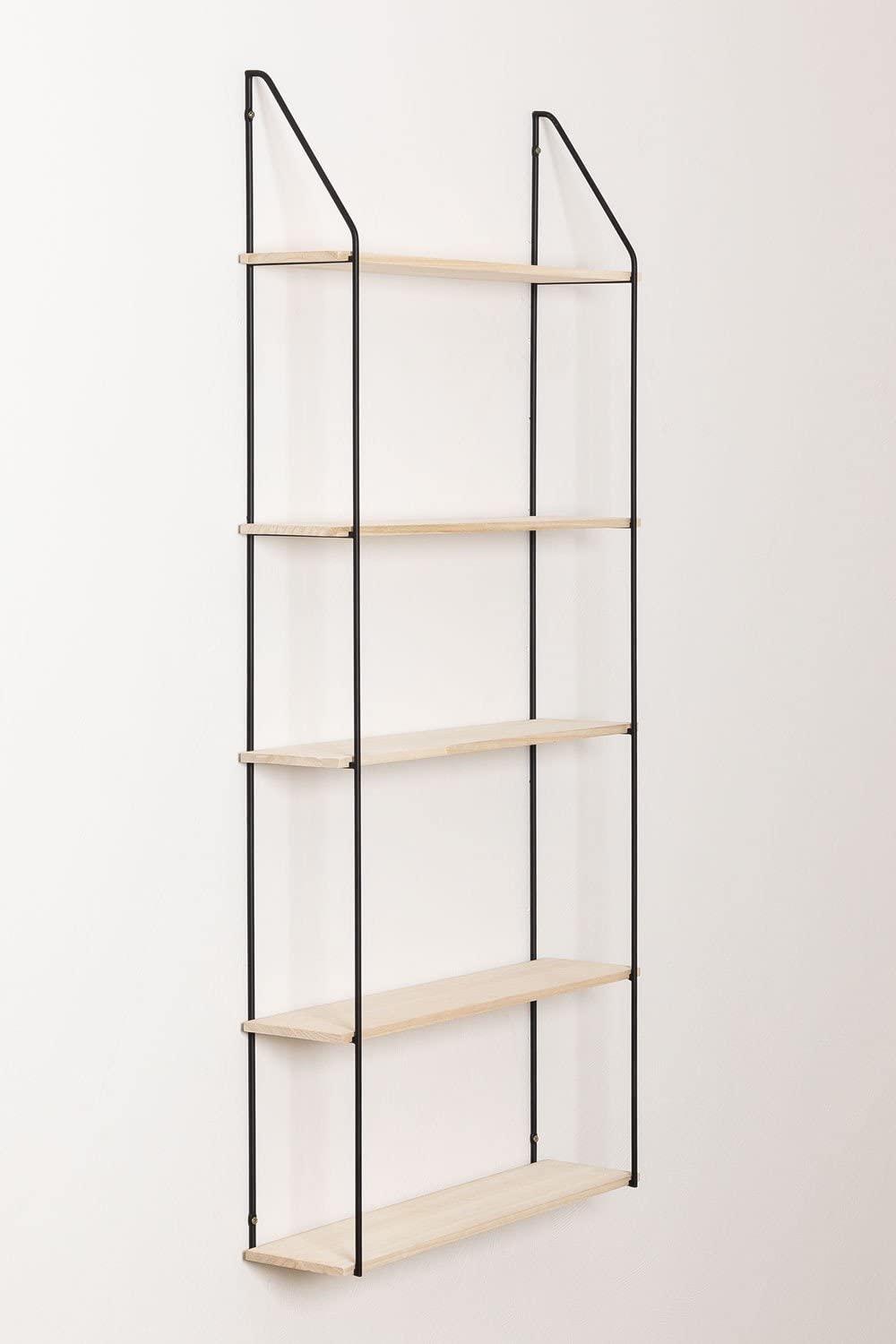 Sklum Arison Scaffale a Muro Legno e Acciaio 175 cm