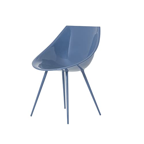 Driade Lagò sedia azzurra da interno