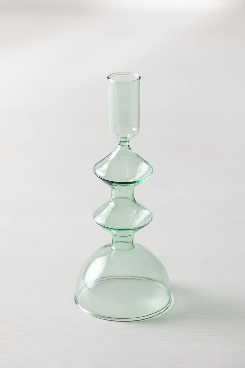 Sklum Nalyna set 3 candelabri in vetro geometrico