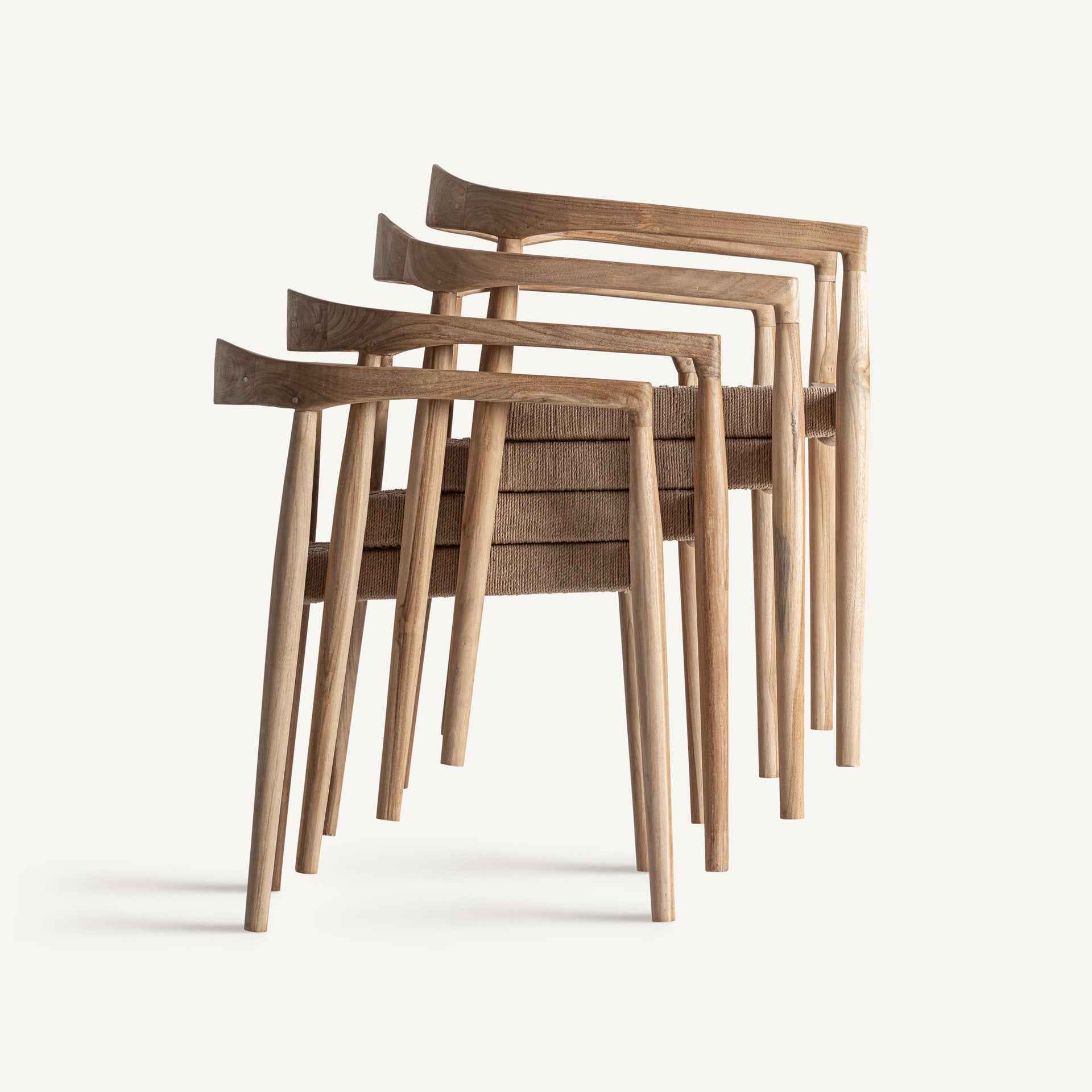 Bambua Caen Armchair poltrona teak naturale