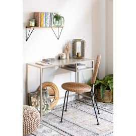 Sklum Gori mobile ingresso 100x36 cm Marrone Grano acciaio