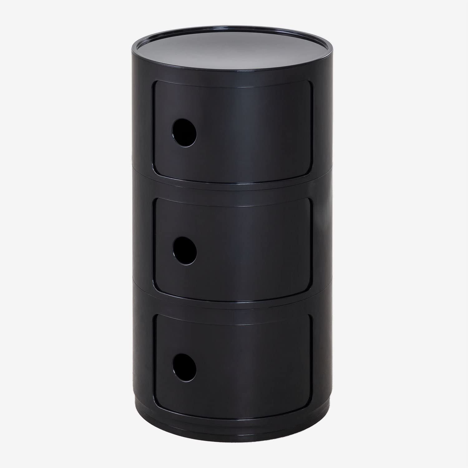 Sklum Babel comodino tondo nero Ø32 cm