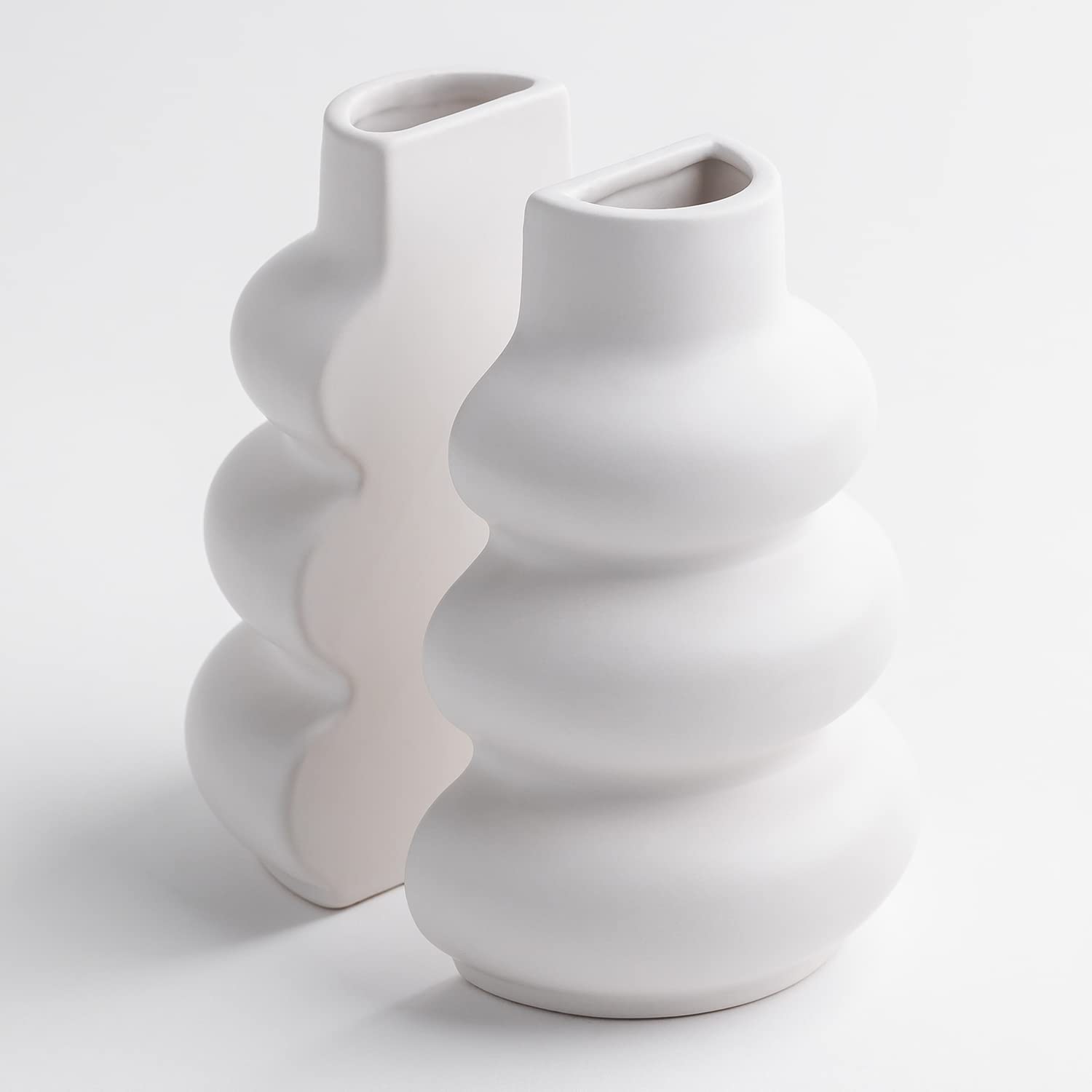 Sklum Crosby set 2 fermalibri ceramica onda opaca
