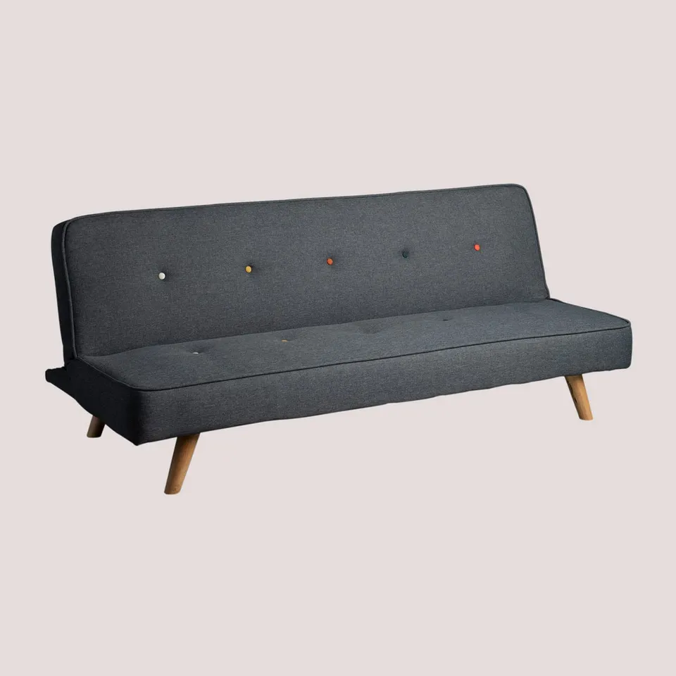 Sklum Orbun Colors divano letto 3 posti grigio antracite lino