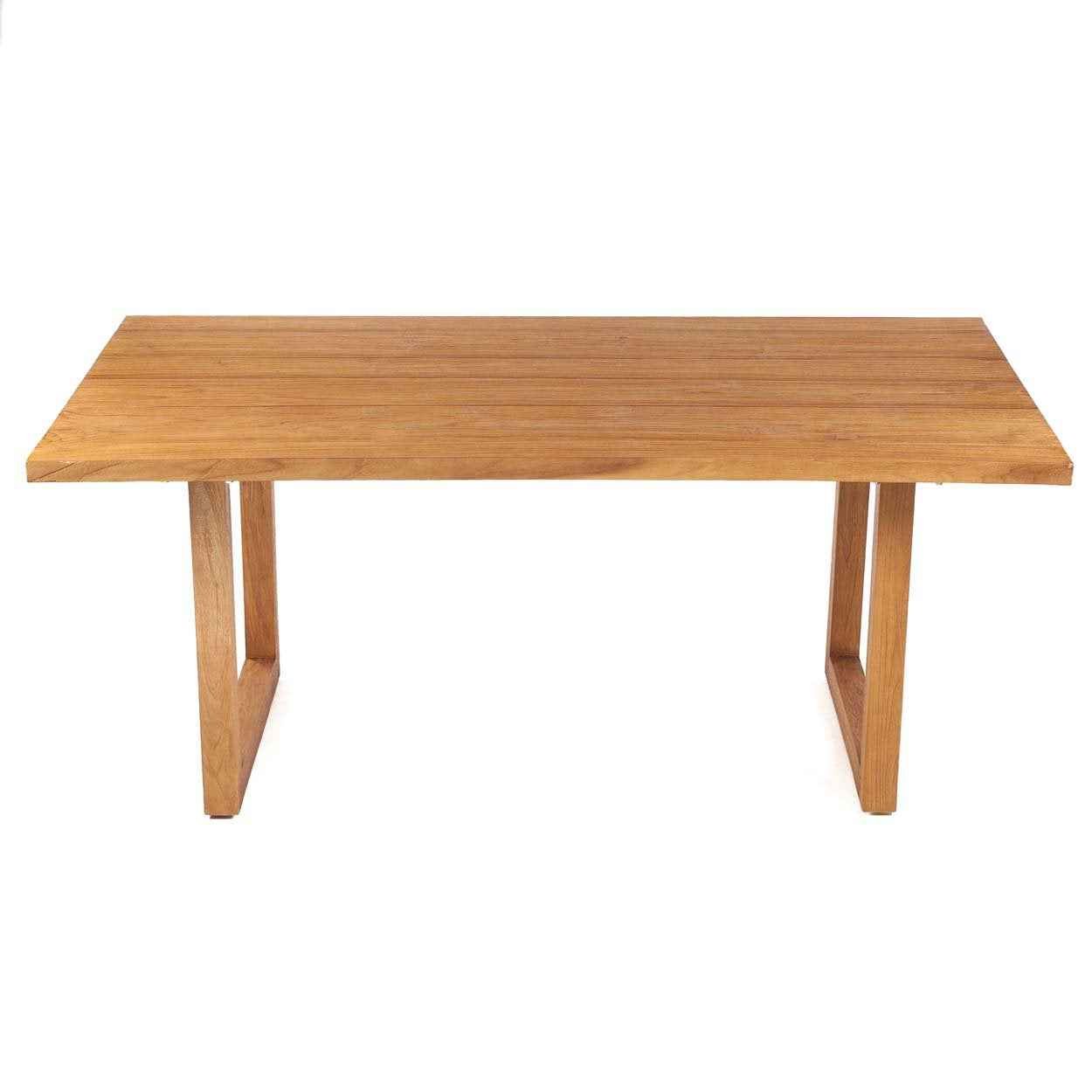 Bambua Imola tavolo esterno teak naturale