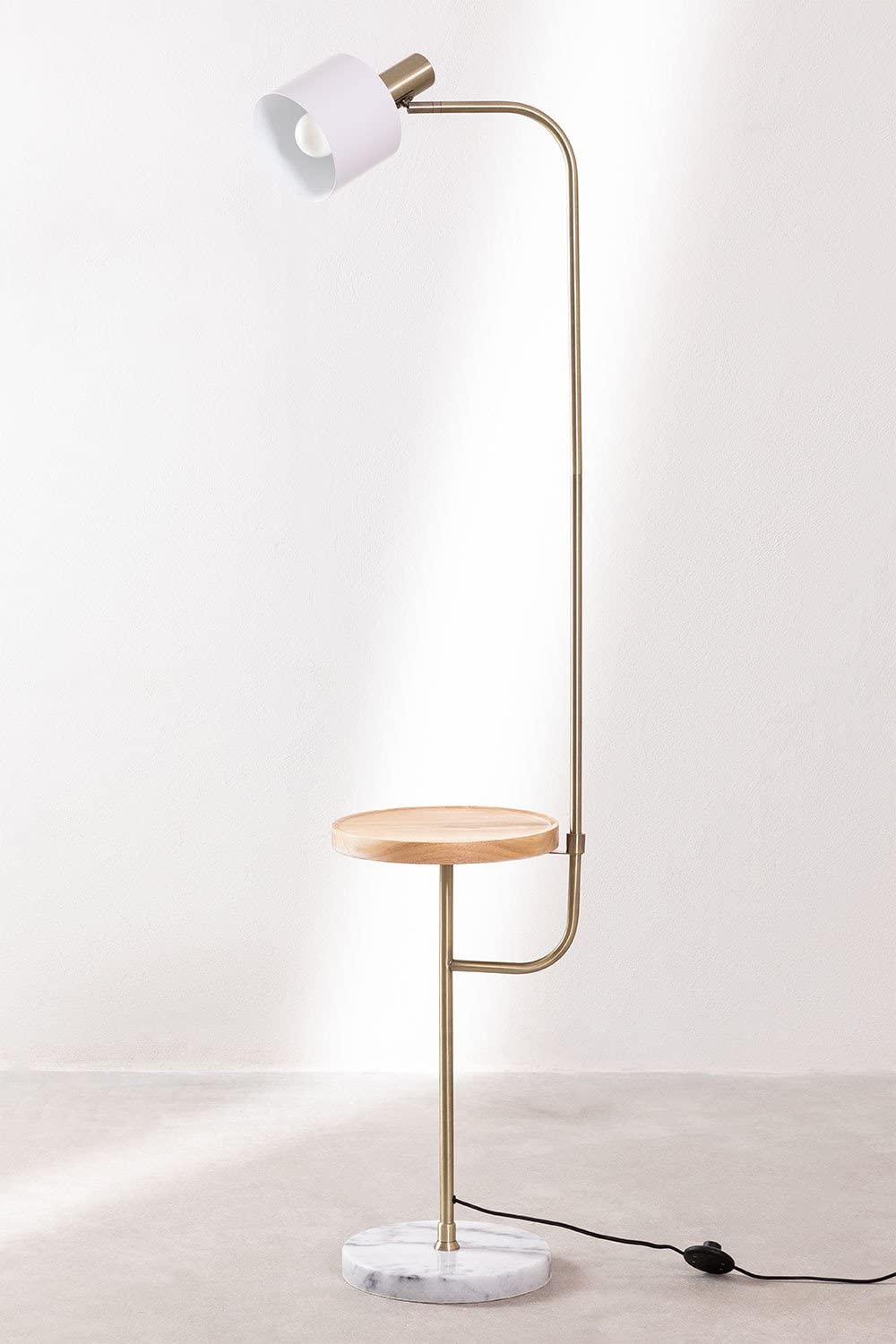 Sklum Águeda Lampada da Terra con Tavolo Quercia
