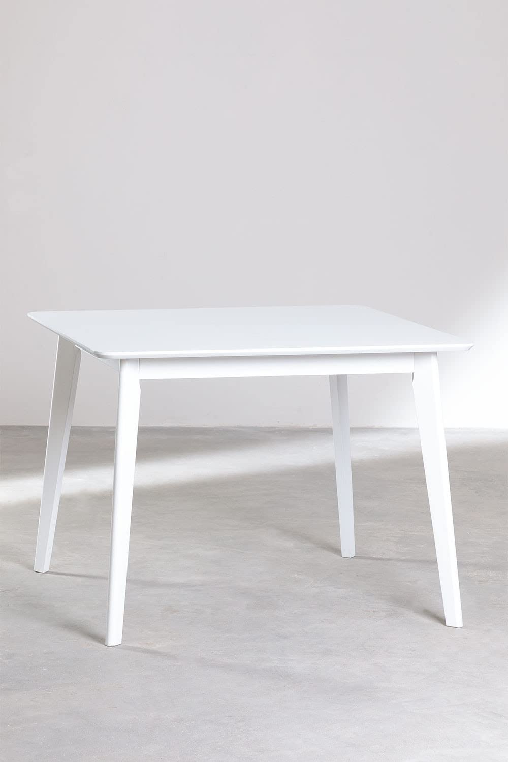 Sklum Kerhen tavolo da pranzo quadrato 100x100 cm bianco