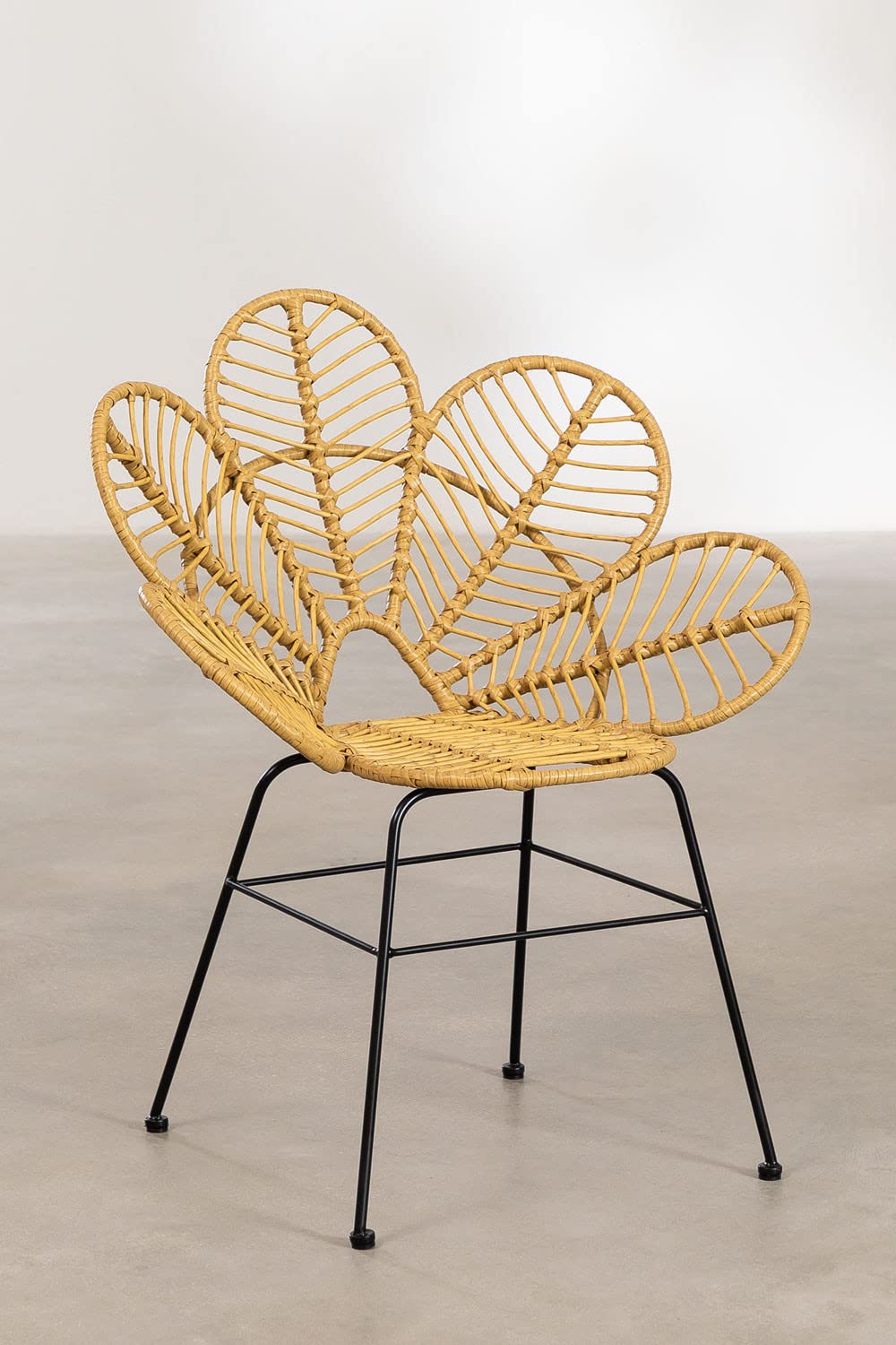 Sklum Rinum Style poltrona da giardino rattan naturale