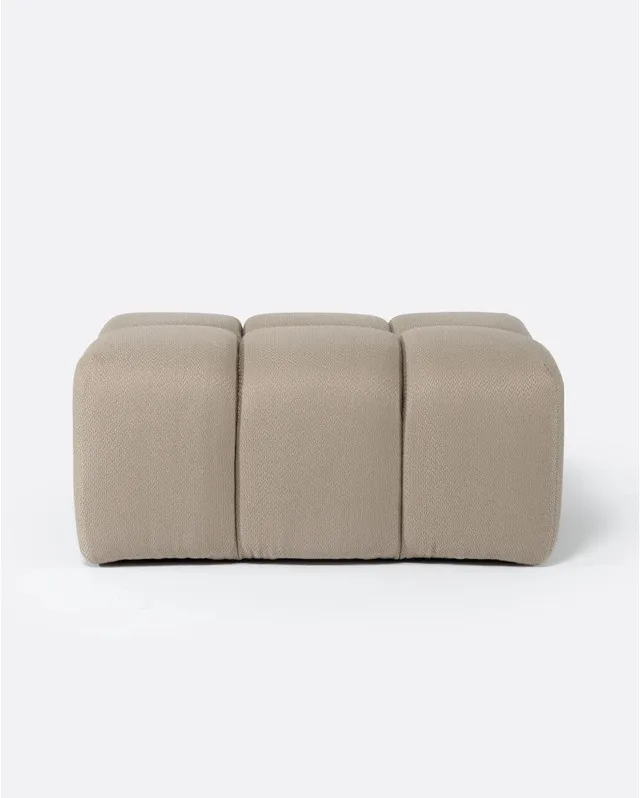 Bambua Chopin Outdoor pouf da esterno sabbia