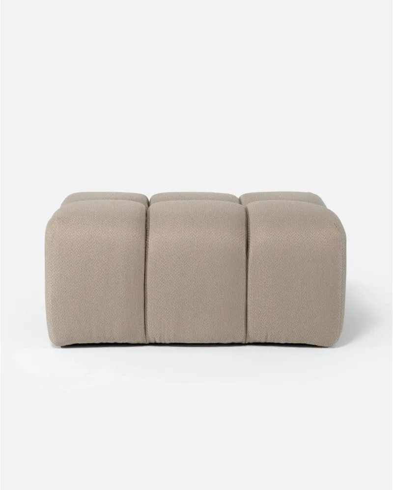 Bambua Chopin Outdoor pouf da esterno sabbia
