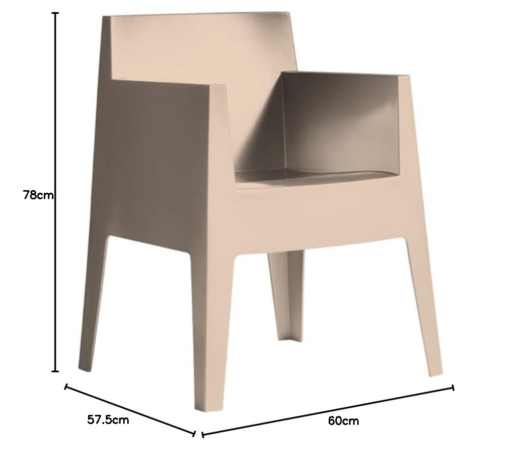 Driade Toy poltroncina cipria impilabile
