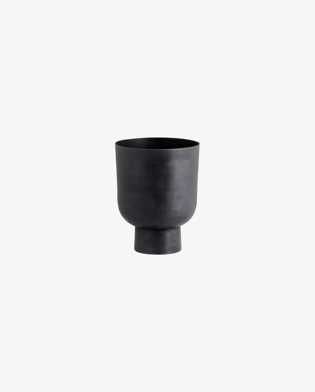 Bambua Galoa Vaso per Piante Antracite S 9,5 L
