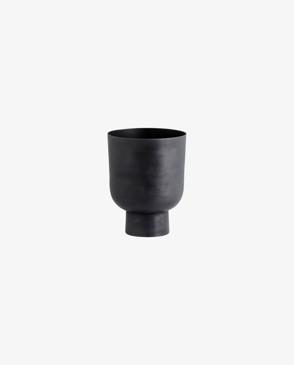 Bambua Galoa Vaso per Piante Antracite S 9,5 L