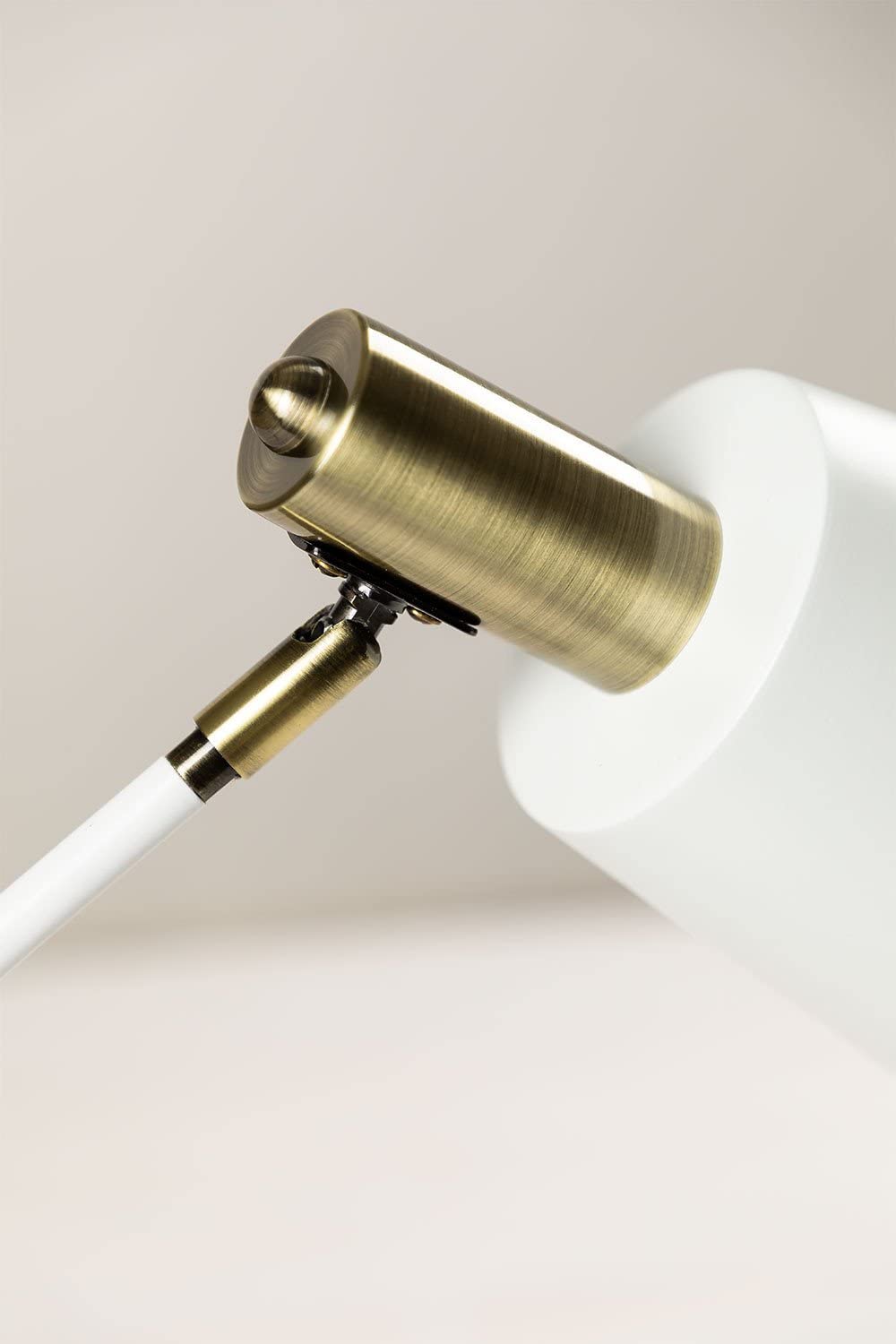 Sklum Águeda lampada tavolo bianco ferro E14