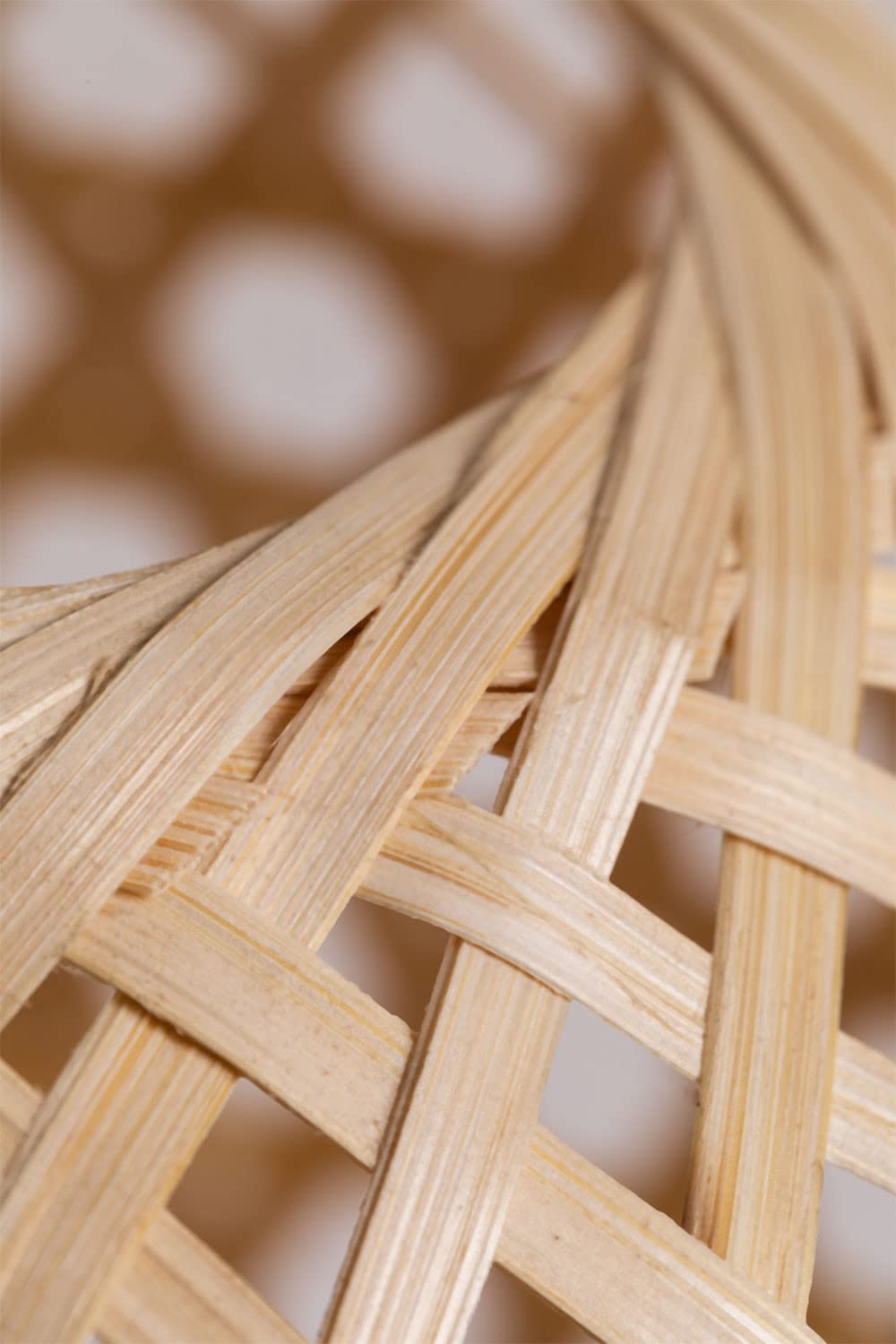 Sklum Krisal lampada da tavolo in rattan E27 Ø19 cm