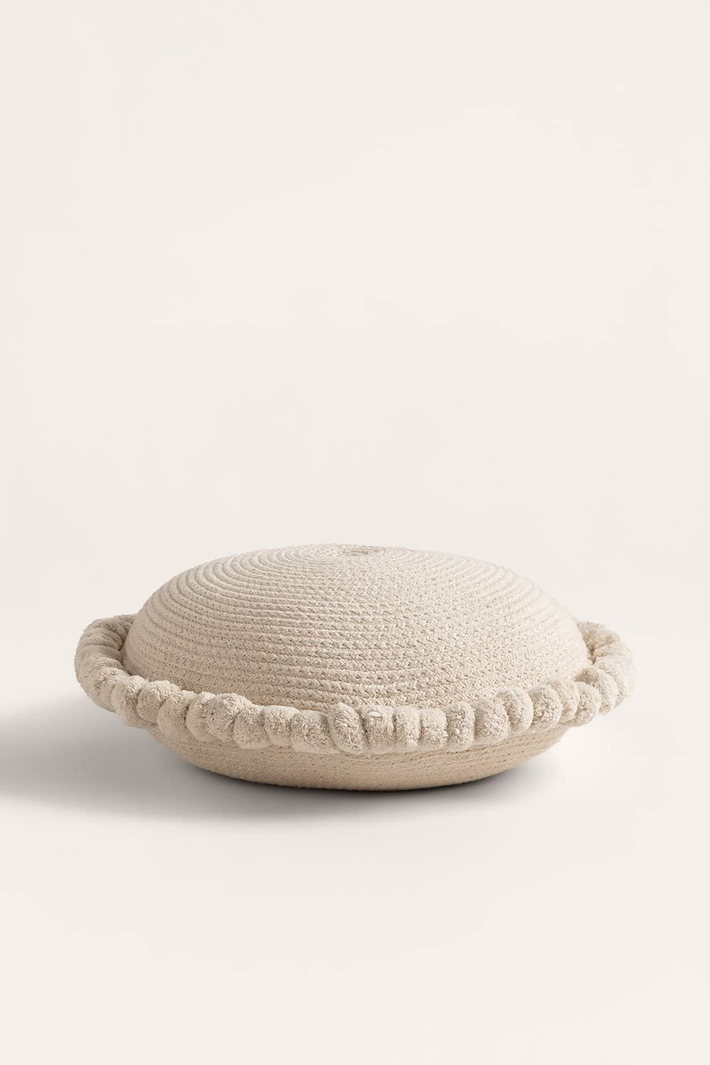 Sklum Olets Cuscino Rotondo Cotone Intrecciato Ø49 cm