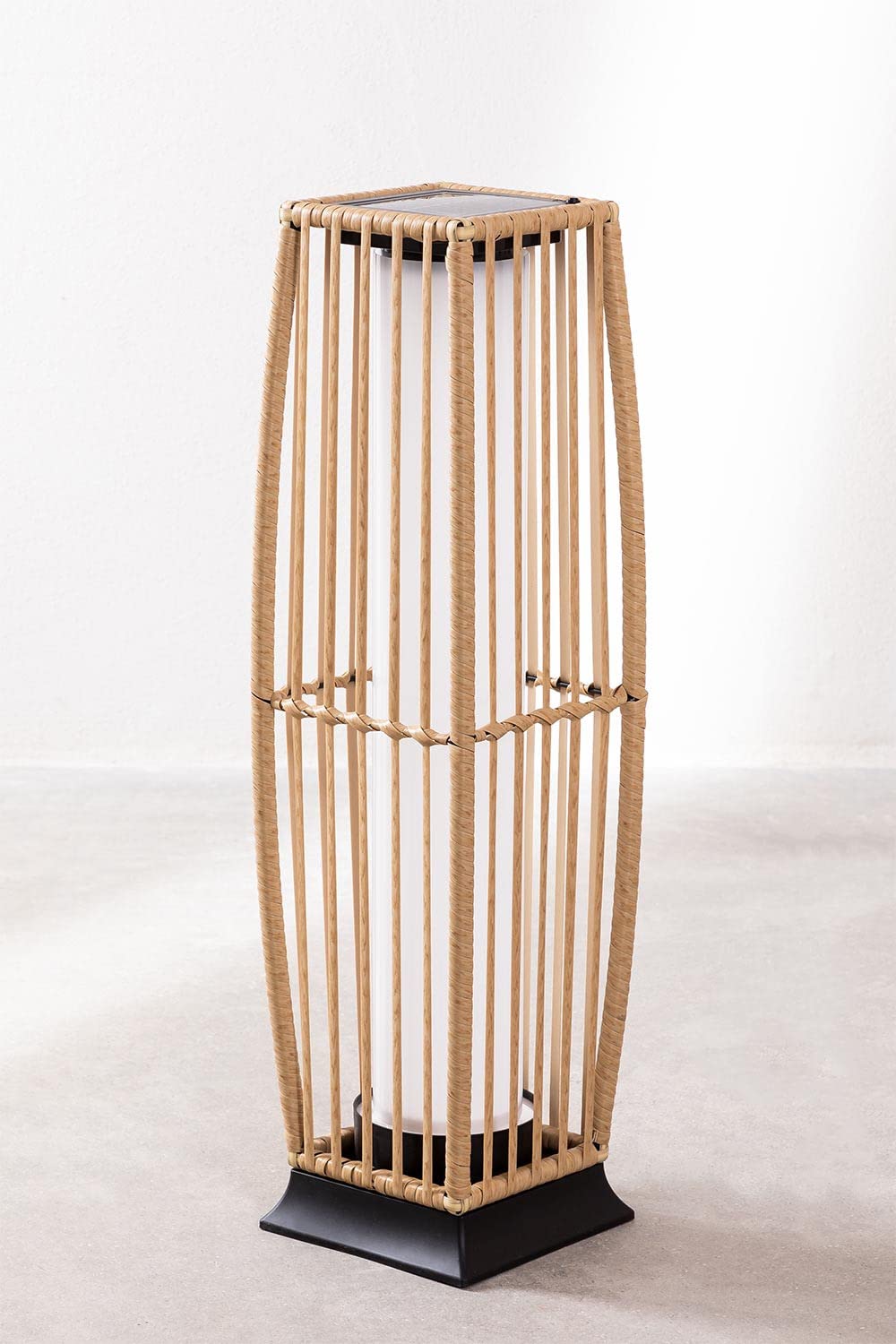 Sklum Arlla lampada da terra solare 68 cm rattan