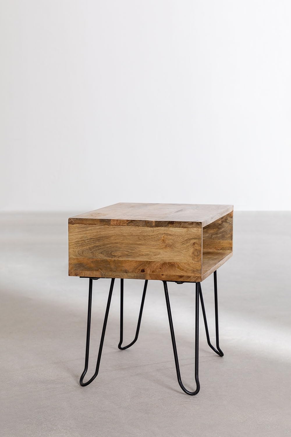 Sklum Tital Style comodino legno acacia 45x35 cm