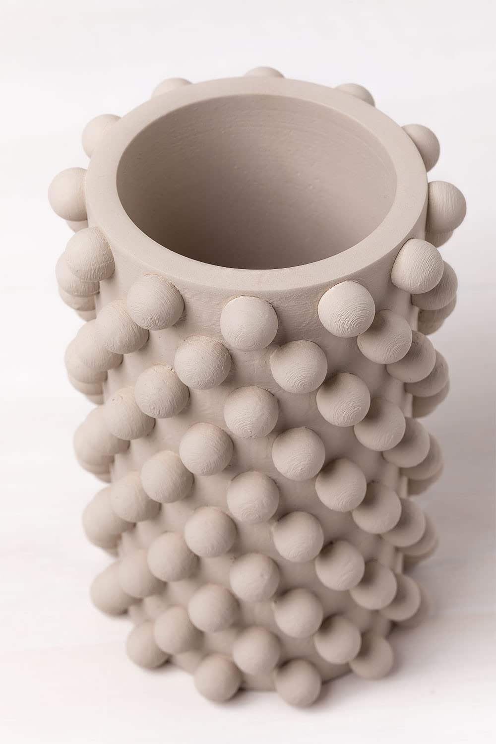 Sklum Roz Vaso in Cemento Marrone Grano Ø13,5 cm