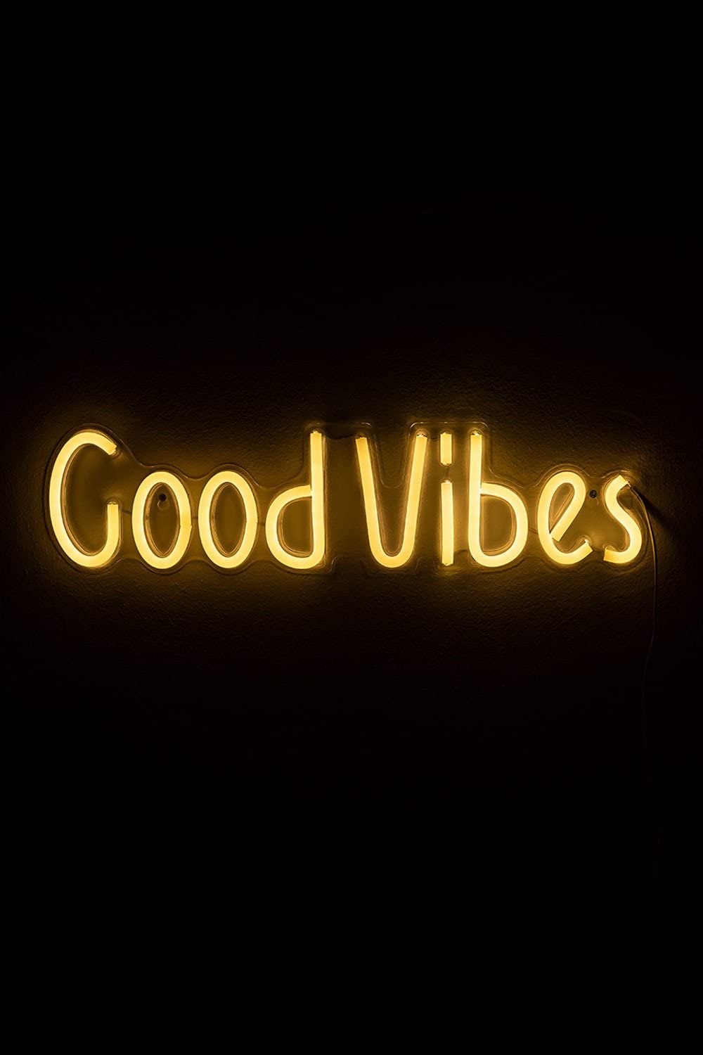 Sklum Good Vibes insegna neon LED USB 49 cm