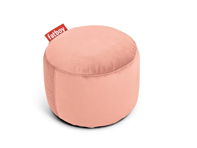 Fatboy Point Velvet pouf rotondo pearl blush velluto