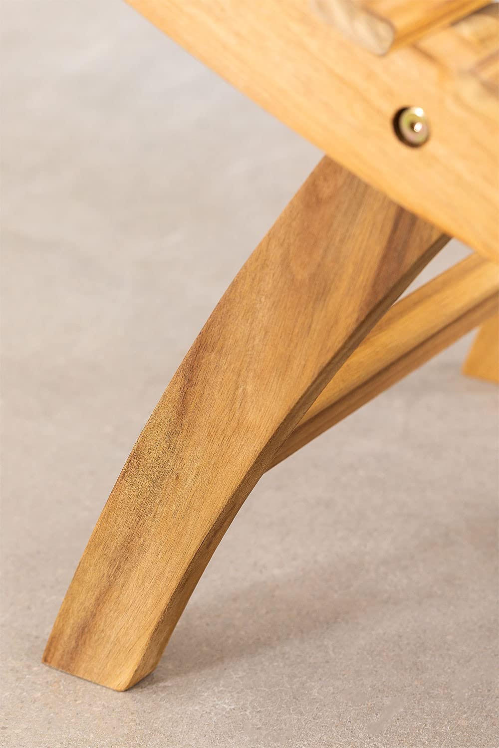 Sklum Mymma lettino pieghevole in legno senza cuscino