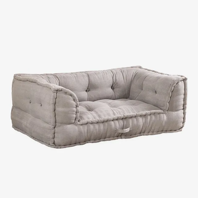 Sklum Dhel Divano Modulare in Cotone Grigio Chiaro