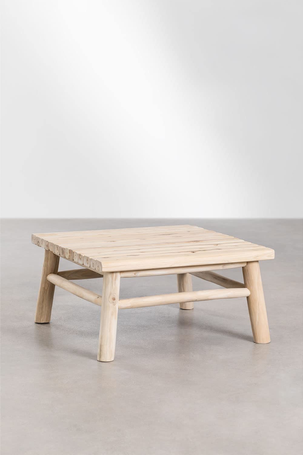 Sklum Narel tavolino giardino quadrato teak 80x80
