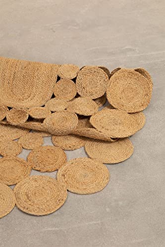 Sklum Dantum Tappeto Ovale Juta 178x120 cm Naturale