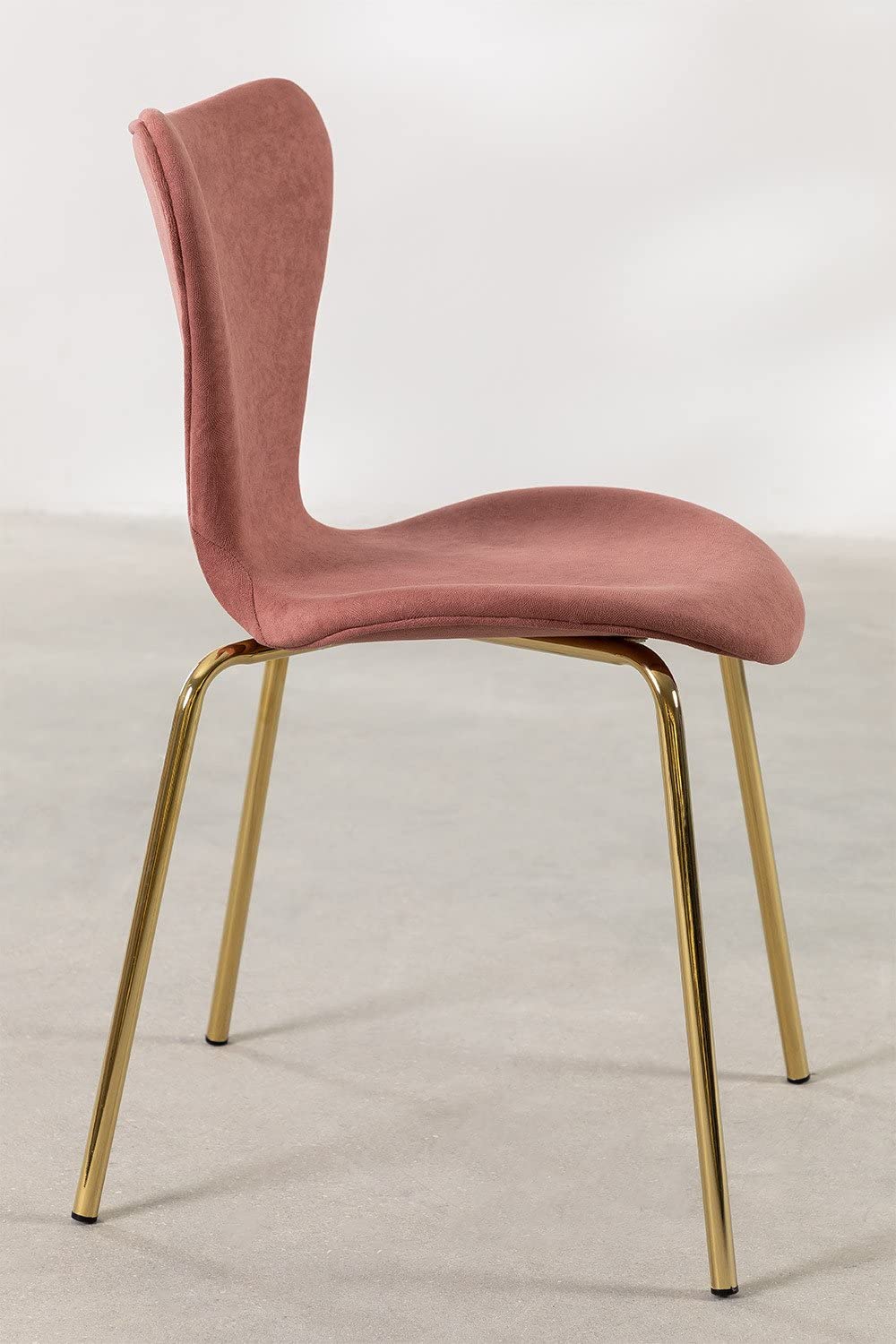 Sklum Uit sedia da pranzo impilabile terracotta