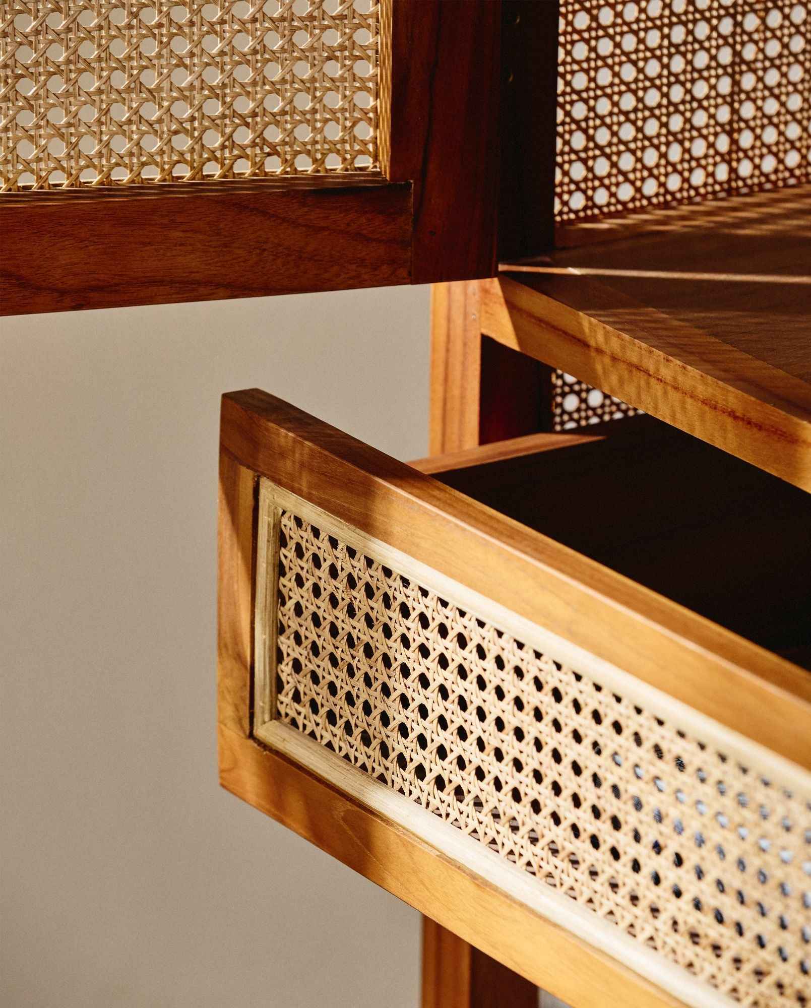 Bambua Merge mobile contenitore rattan naturale