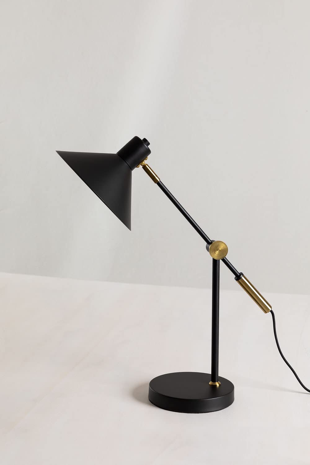 Sklum Clayt lampada tavolo ferro regolabile