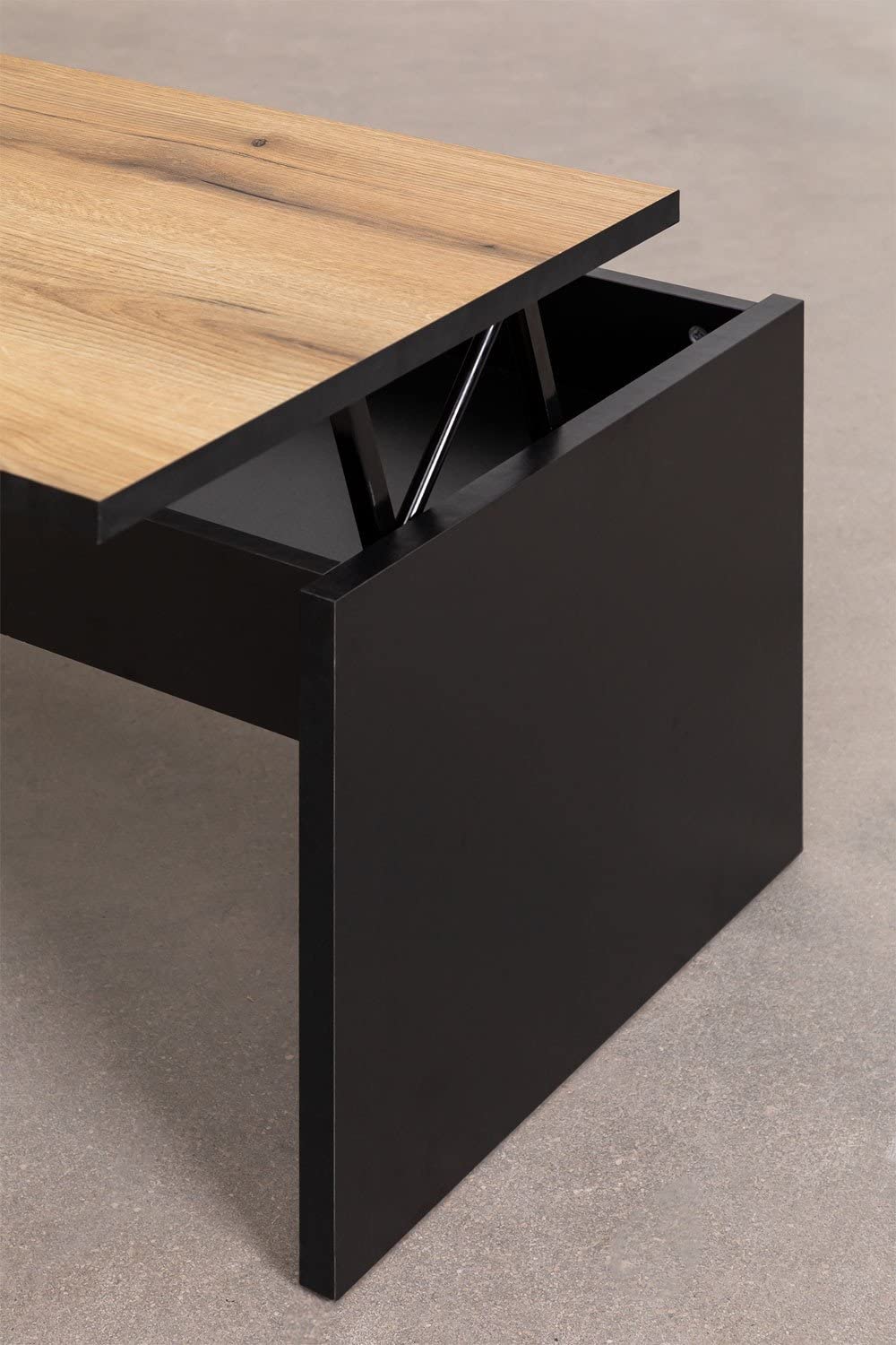 Sklum Naudaf tavolino sollevabile rovere rustico 100 cm