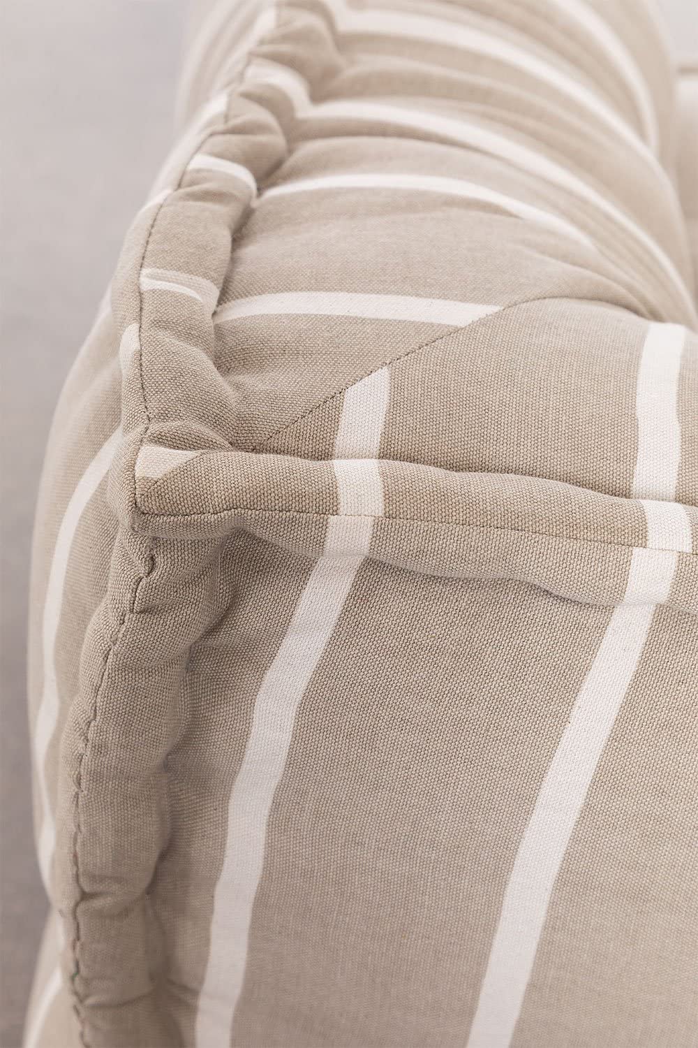 Sklum Dhel Boho poltrona modulare cotone moka