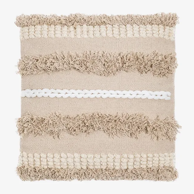 Sklum Punet cuscino quadrato cotone 50x50 beige lino