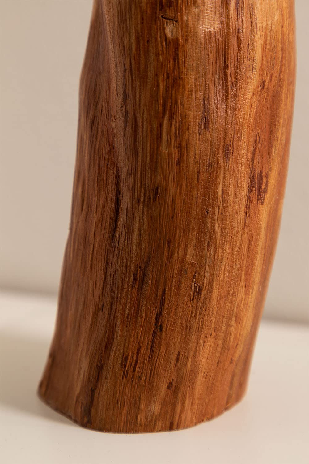Sklum Lobra Lampada da Tavolo Bianca 61 cm in Legno
