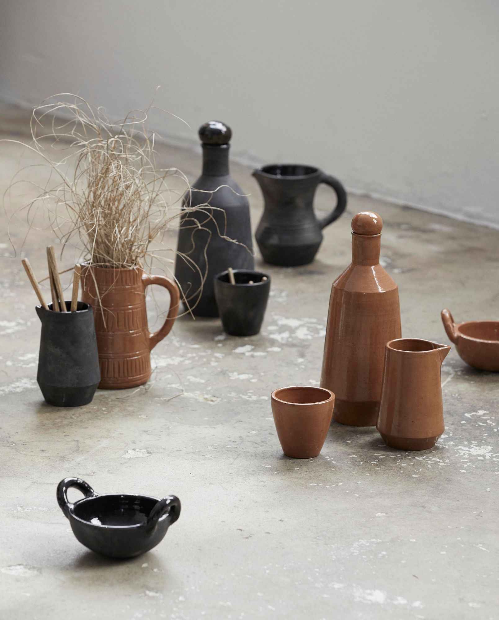 Bambua Juniper brocca terracotta marrone 550 ml