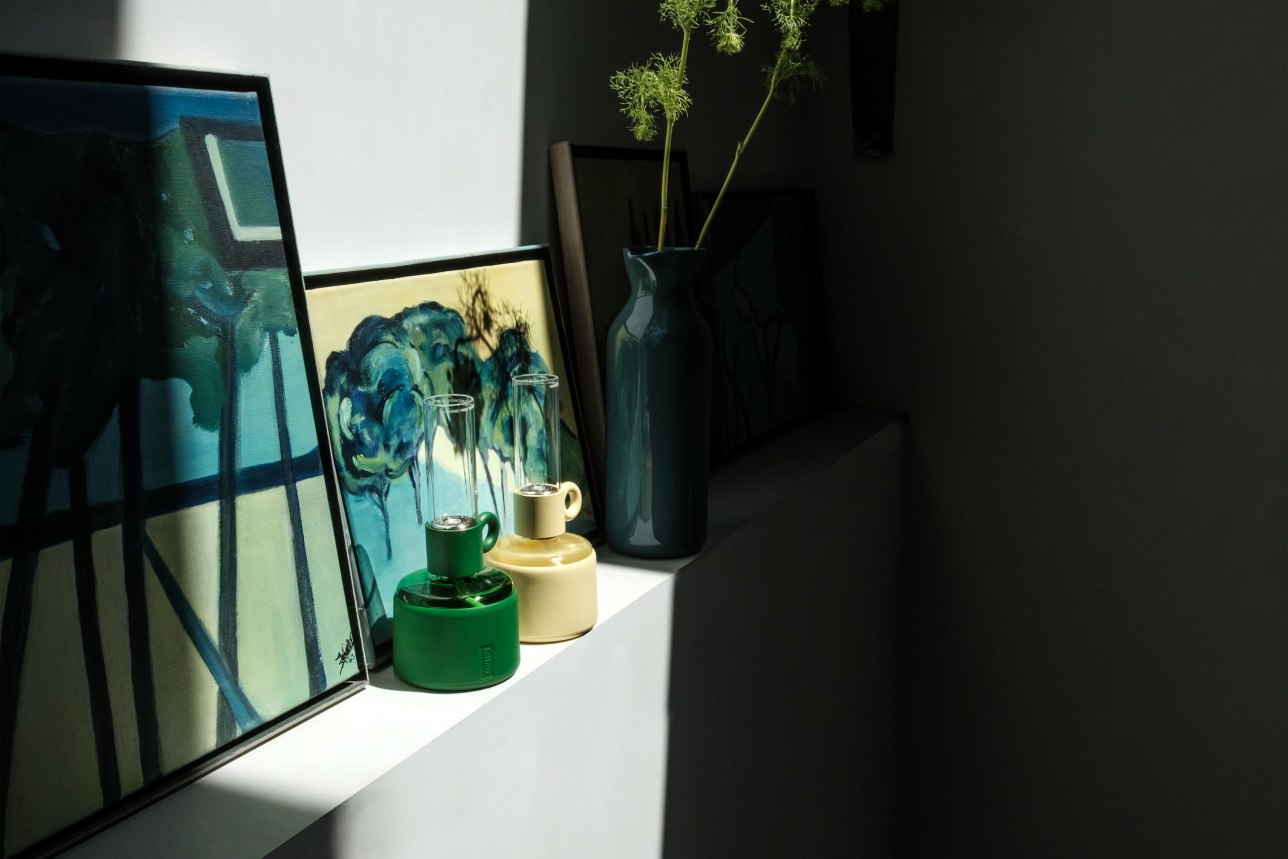 Fatboy Flamtastique XS lampada a olio verde da tavolo vetro