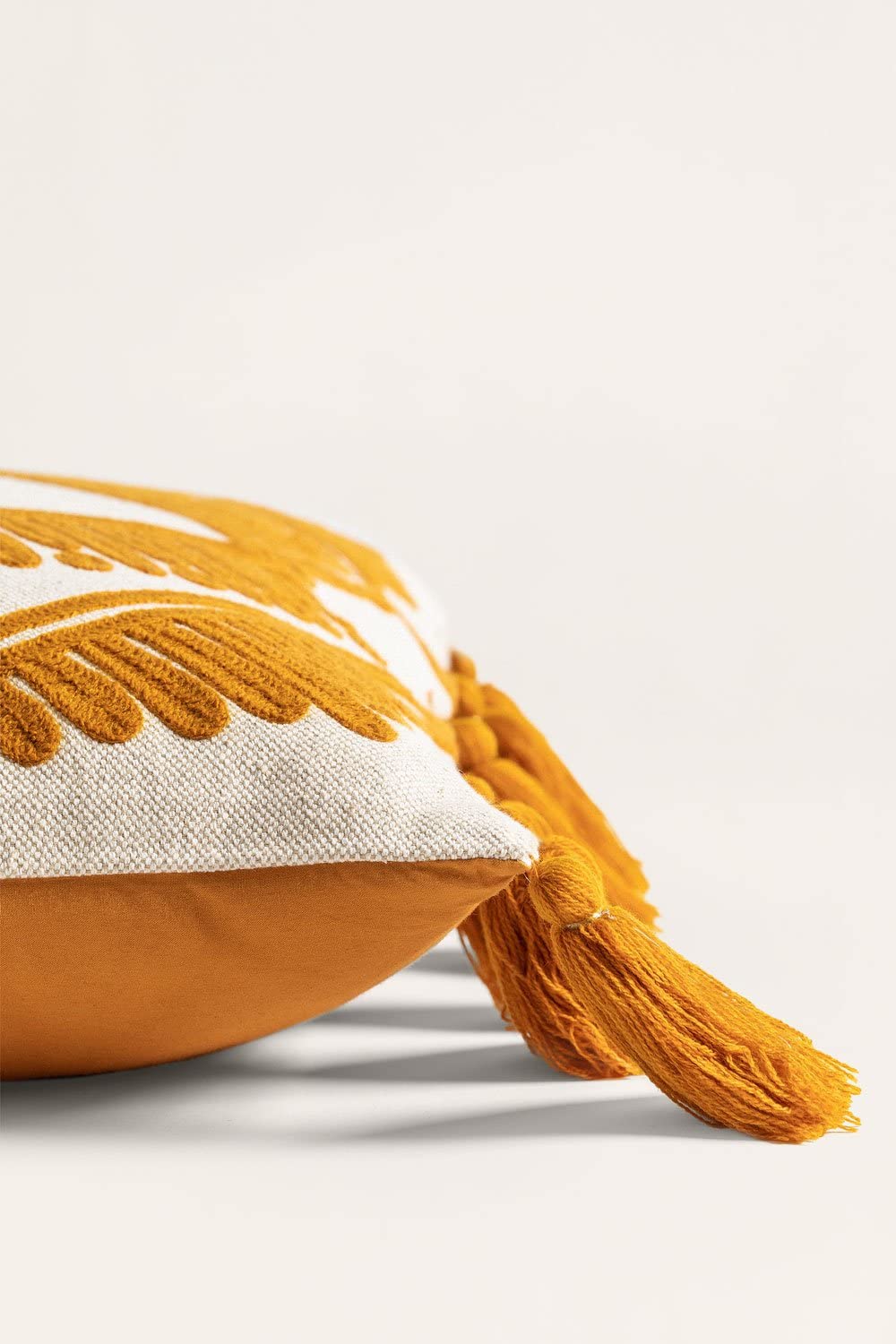Sklum Osvid Cuscino in Cotone 45x45 cm Arancione Zafferano
