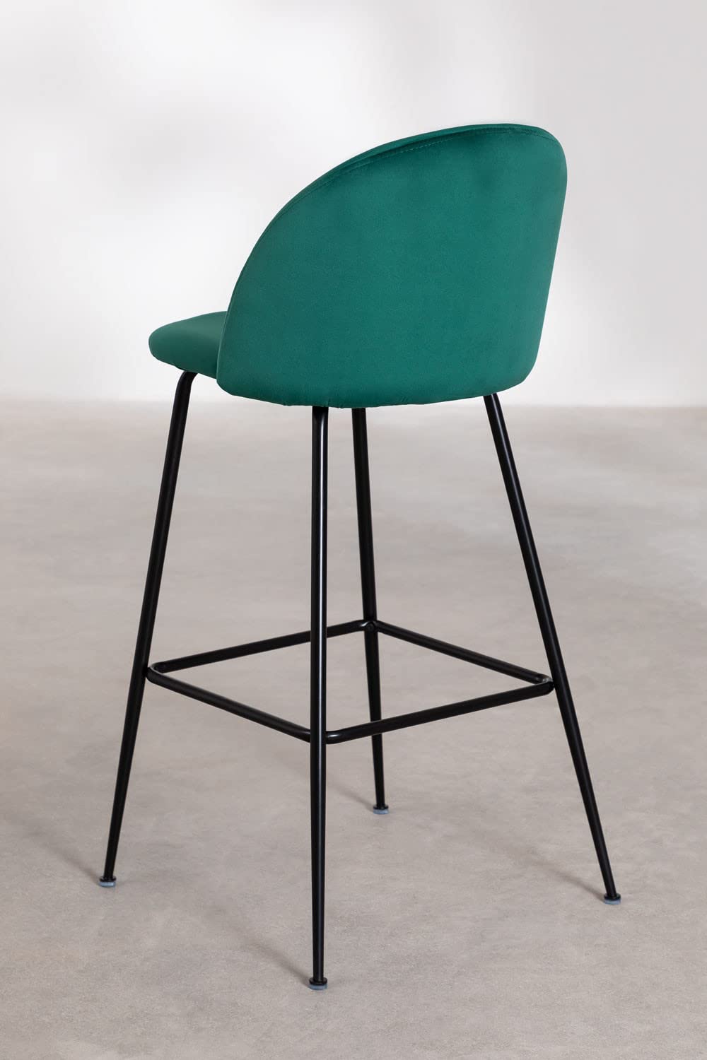 Sklum Kana sgabello alto in velluto 75 cm