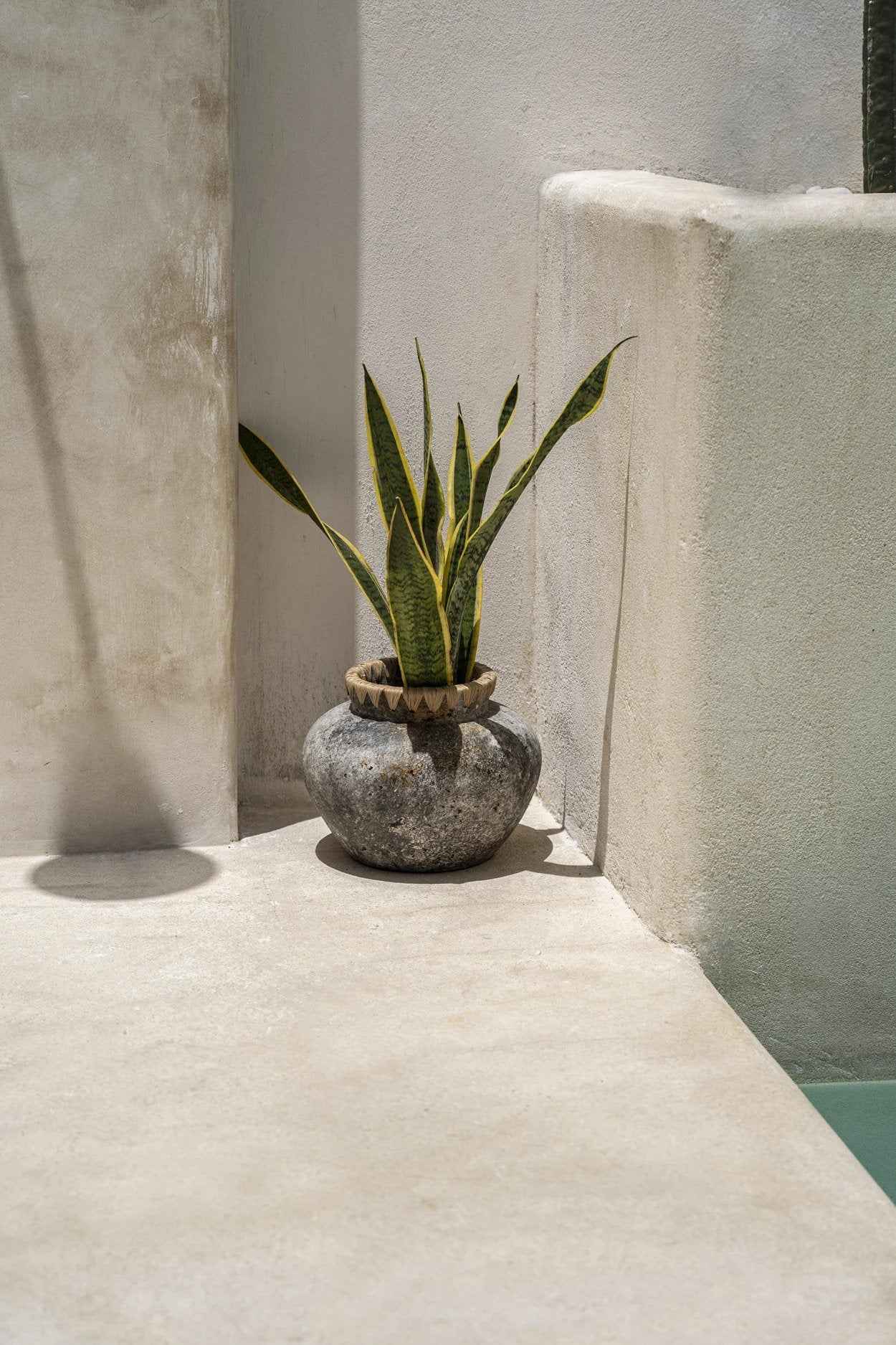 Bambua Styly Vaso Terracotta Grigio L