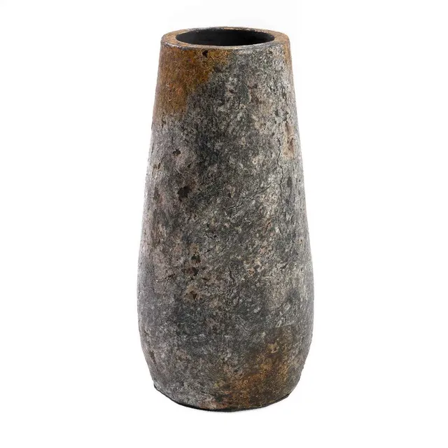 Bambua Spooky vaso terracotta grigio L