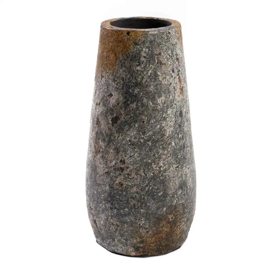 Bambua Spooky vaso terracotta grigio L