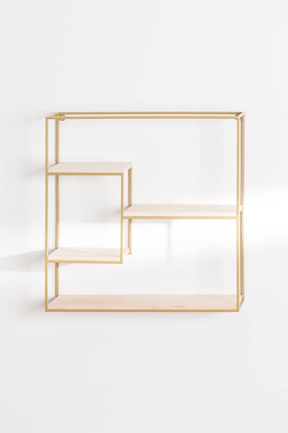 Sklum Yazek scaffale da parete 40 cm acciaio e legno