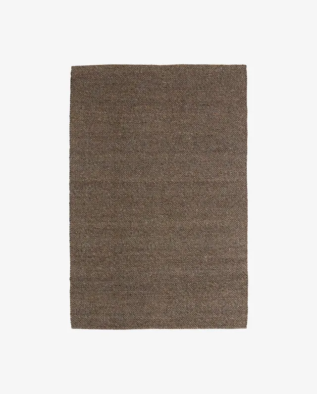 Bambua Fia tappeto lana 200x290 grigio/marrone