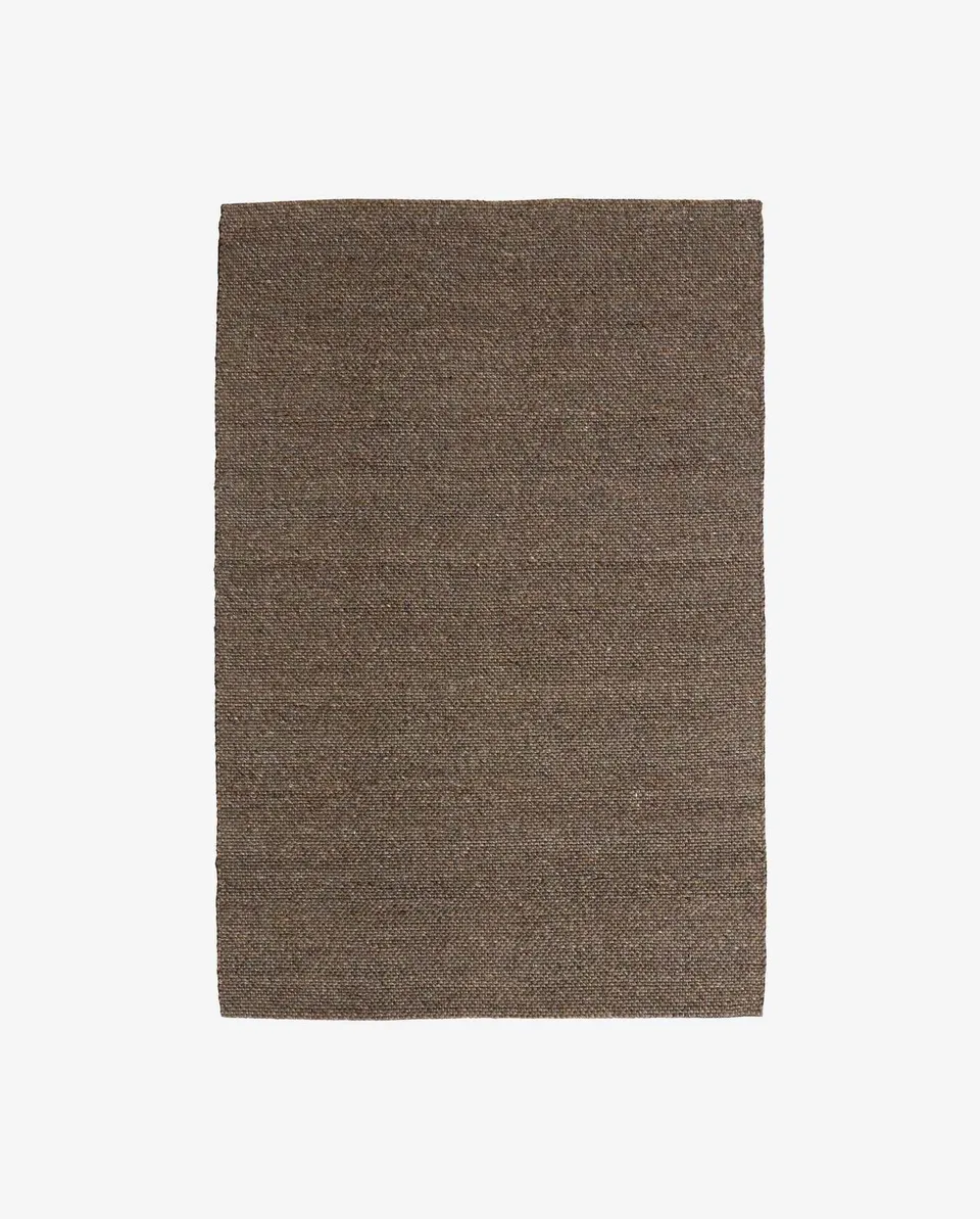 Bambua Fia tappeto lana 200x290 grigio/marrone