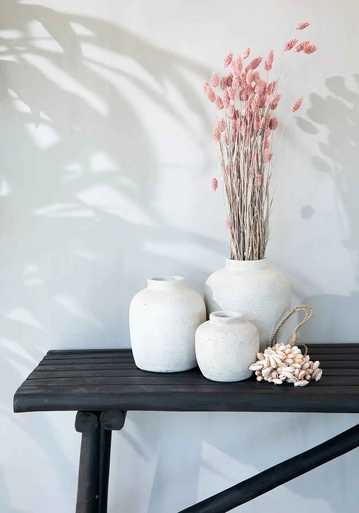 Bambua Peaky The Peaky Vase vaso concrete L fiori secchi